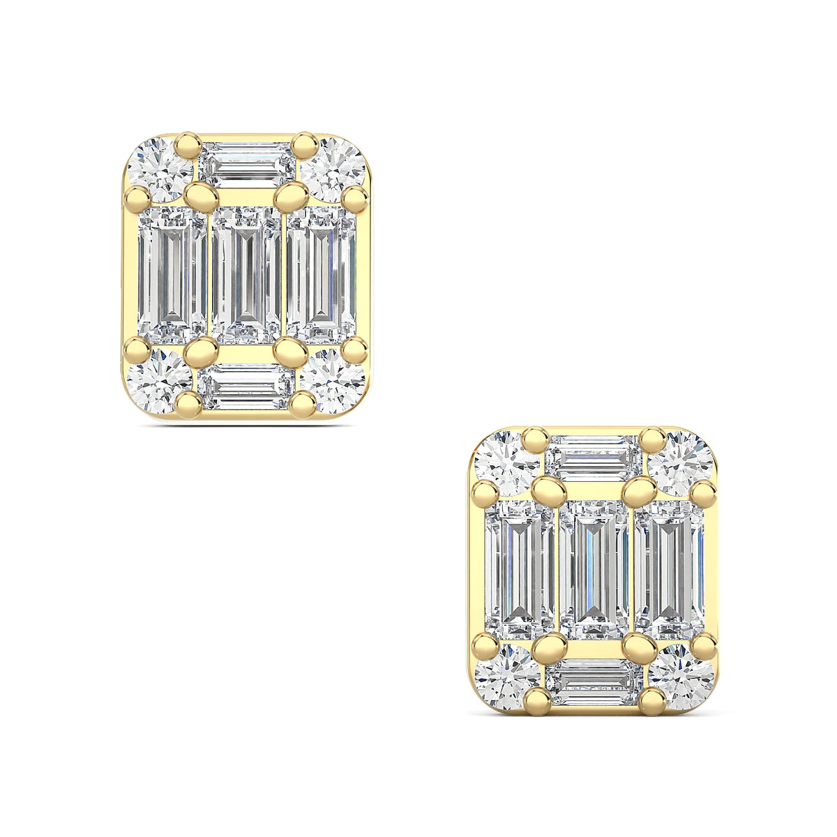 Joyce Baguette Studs