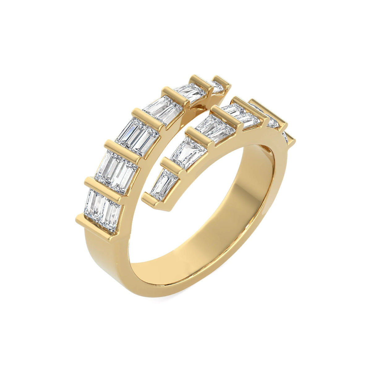 Baguette Wrap Ring