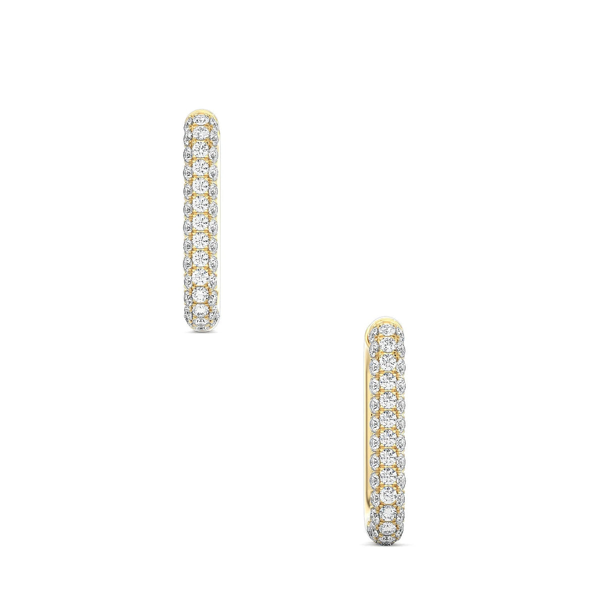 Rectangle studded Earrings