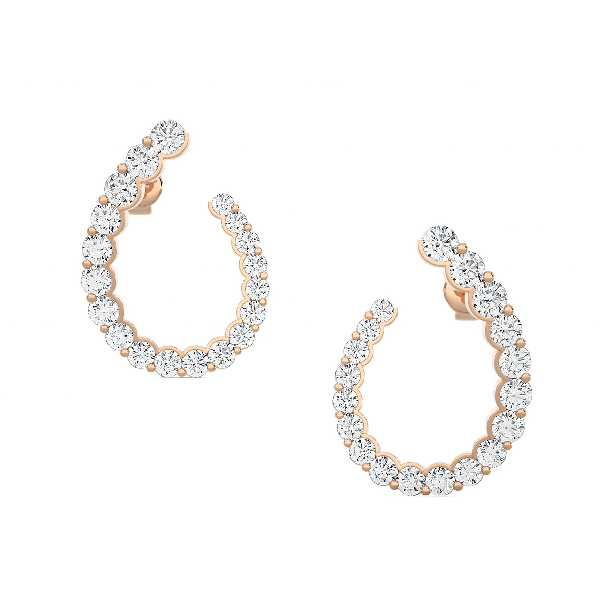 Graduating Front Facing Hoops