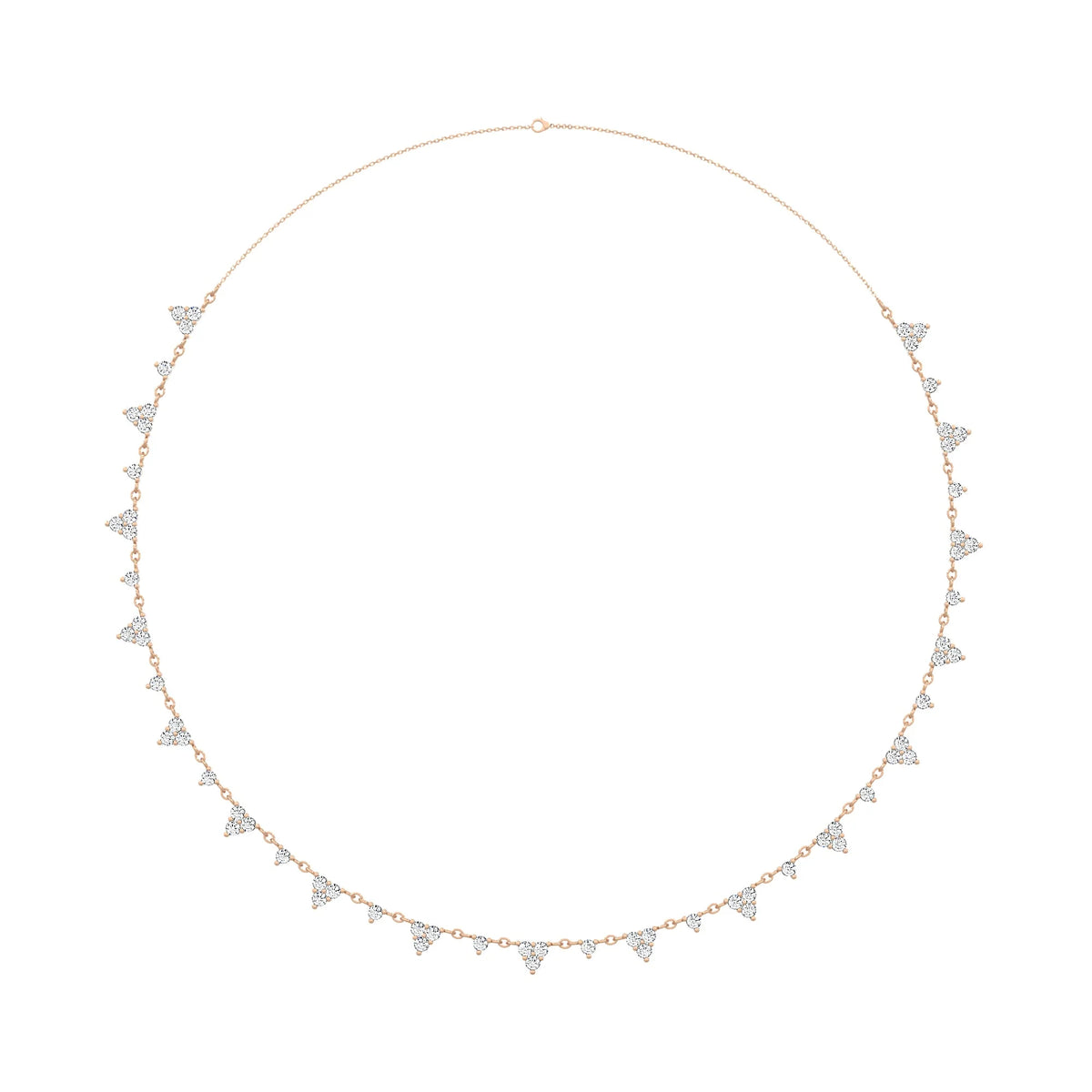 Round Trio Chain Necklace