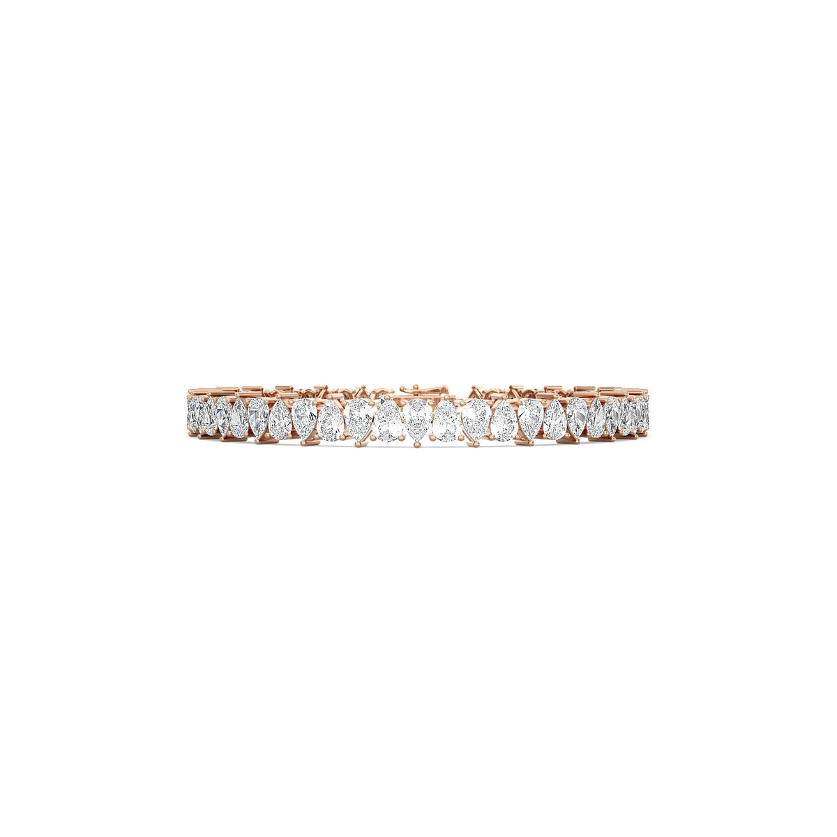 Twin Pear Tennis Bracelet