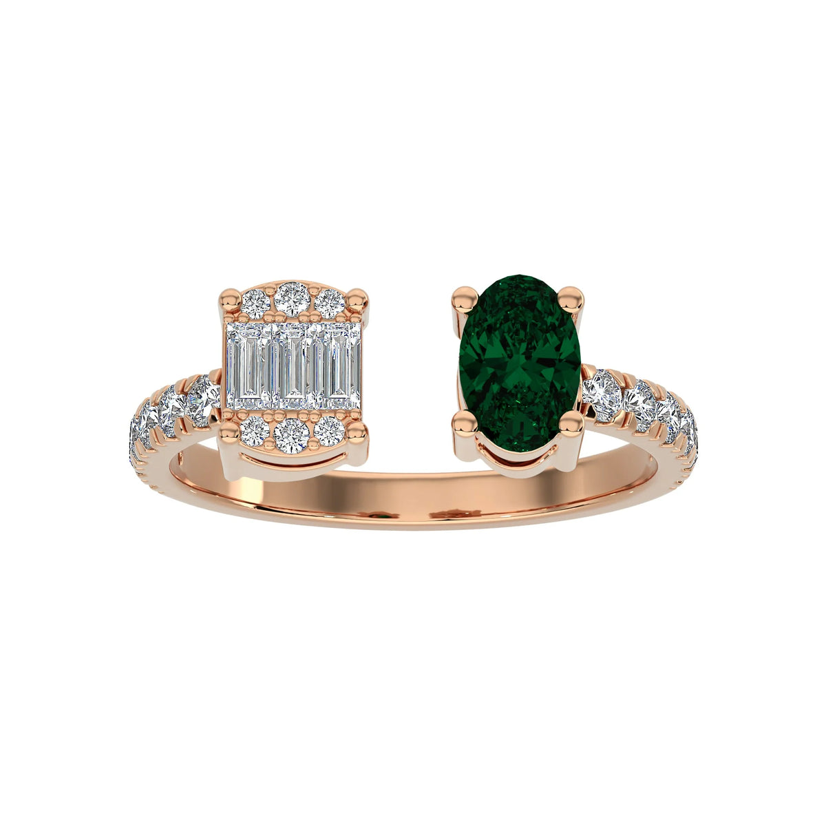 Lori Mixed Stone Cuff Ring