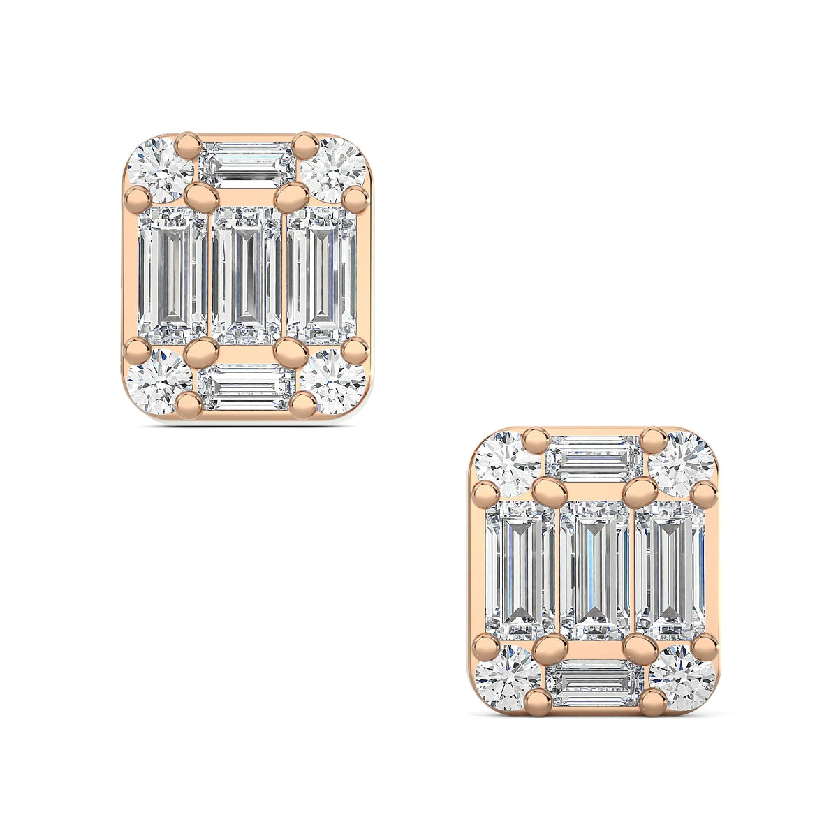 Joyce Baguette Studs