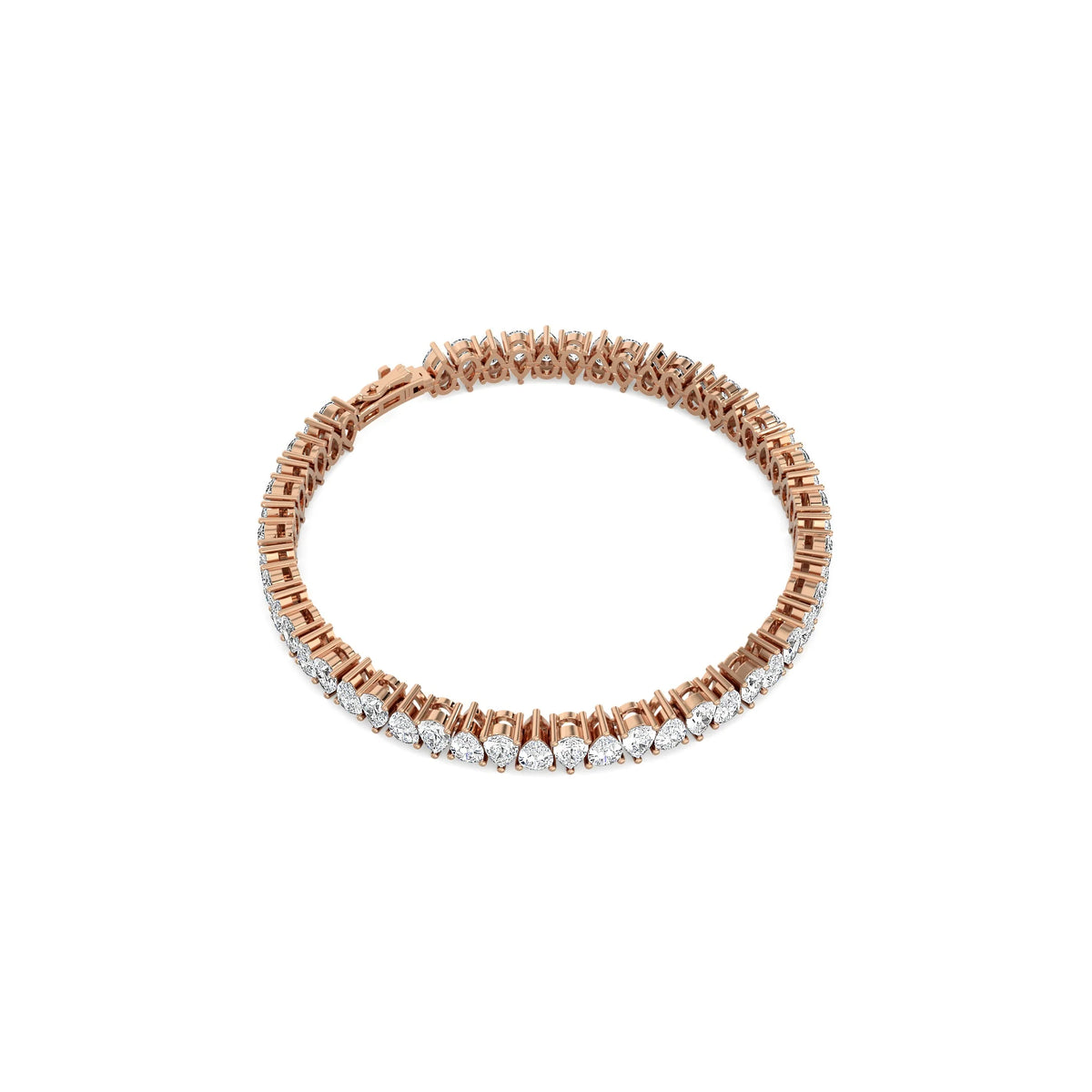 Twin Pear Tennis Bracelet