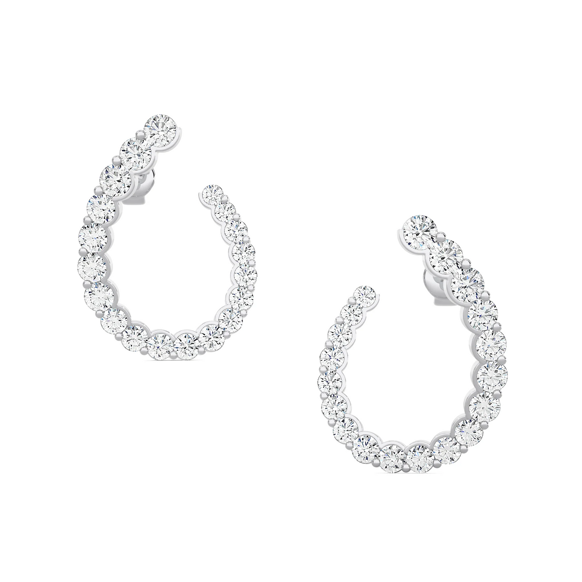 Graduating Front Facing Hoops