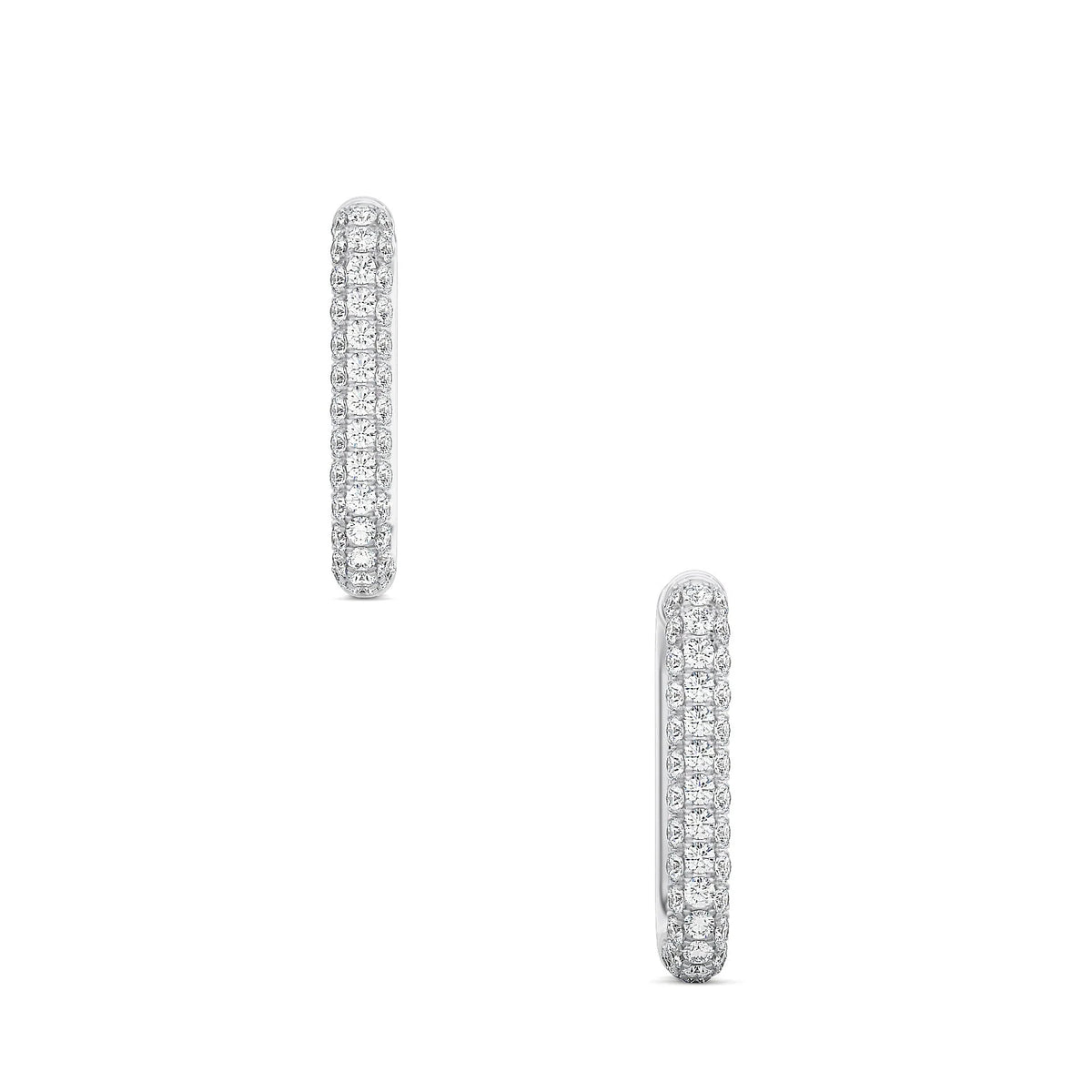 Rectangle studded Earrings