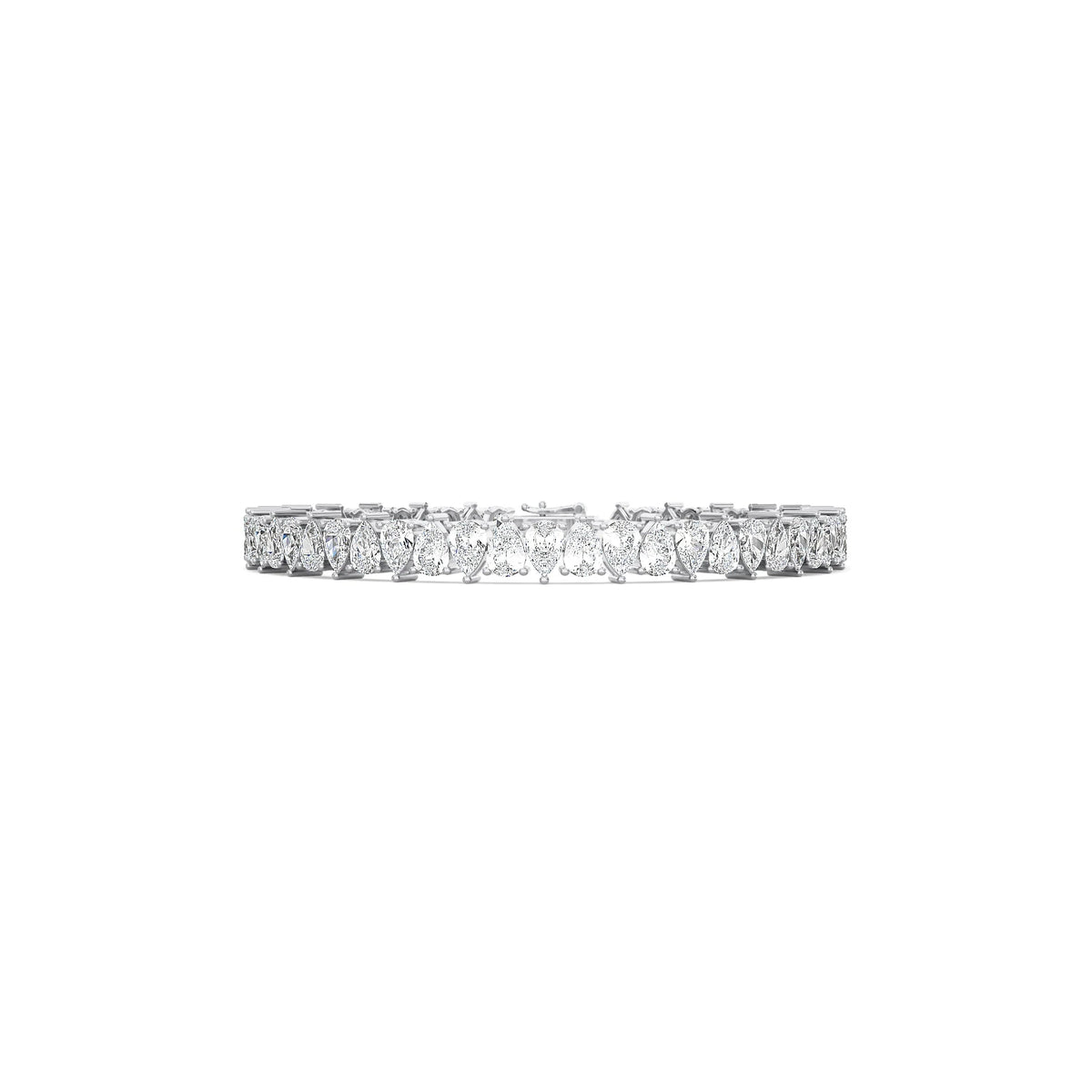 Twin Pear Tennis Bracelet