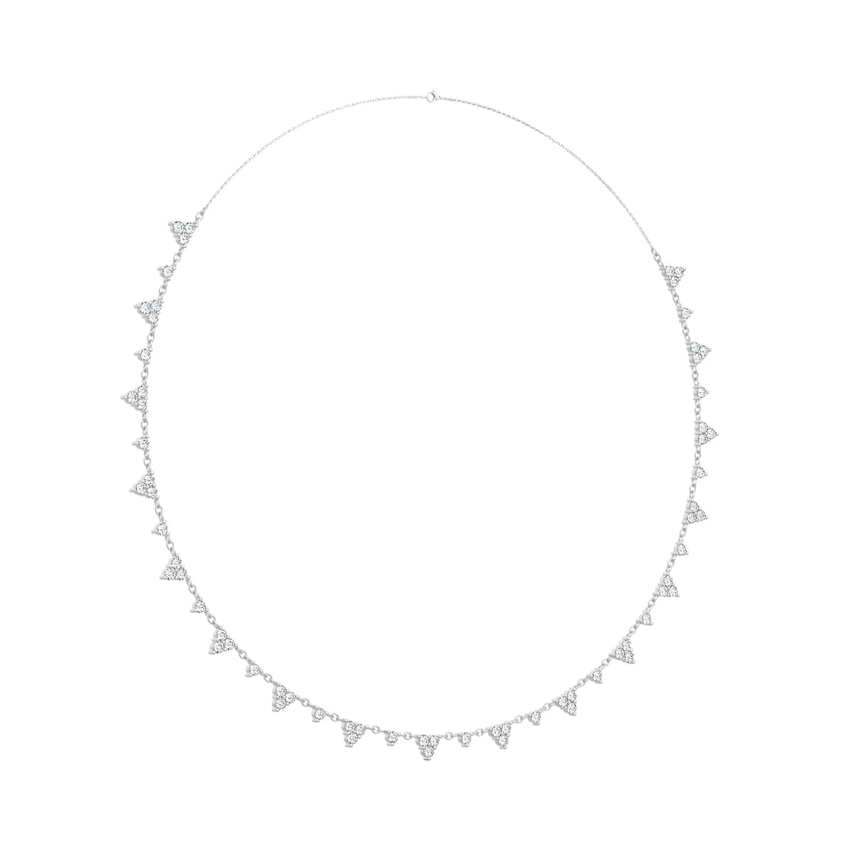 Round Trio Chain Necklace