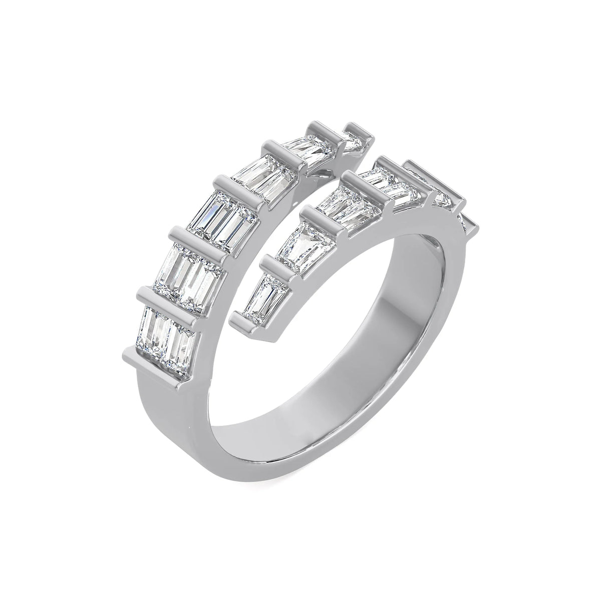 Baguette Wrap Ring