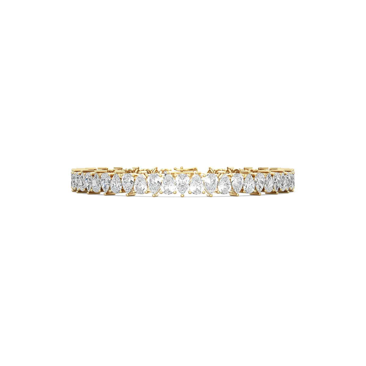 Twin Pear Tennis Bracelet