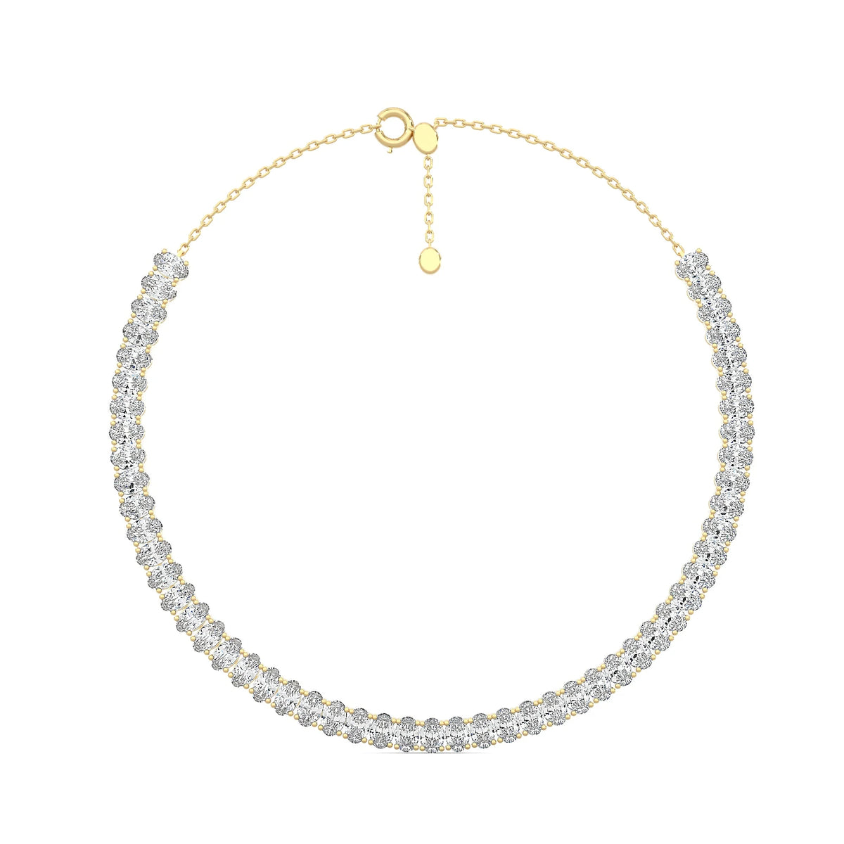 Oval Eternity Necklace