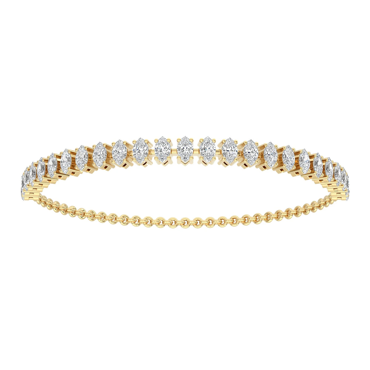 Marquise Half Tennis Bracelet