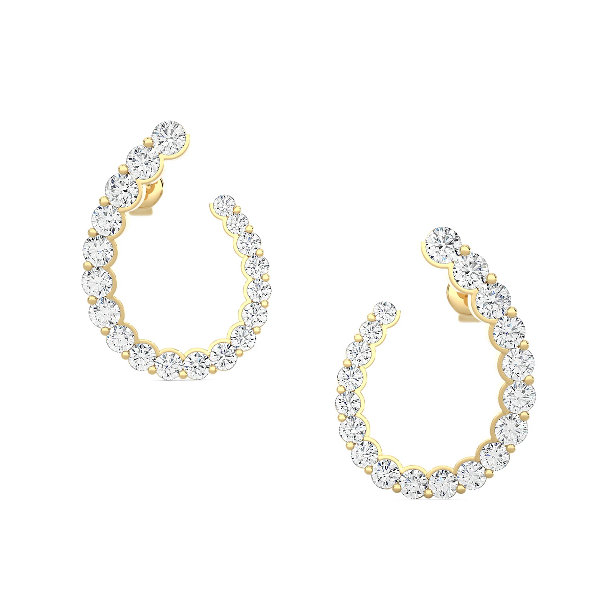 Graduating Front Facing Hoops