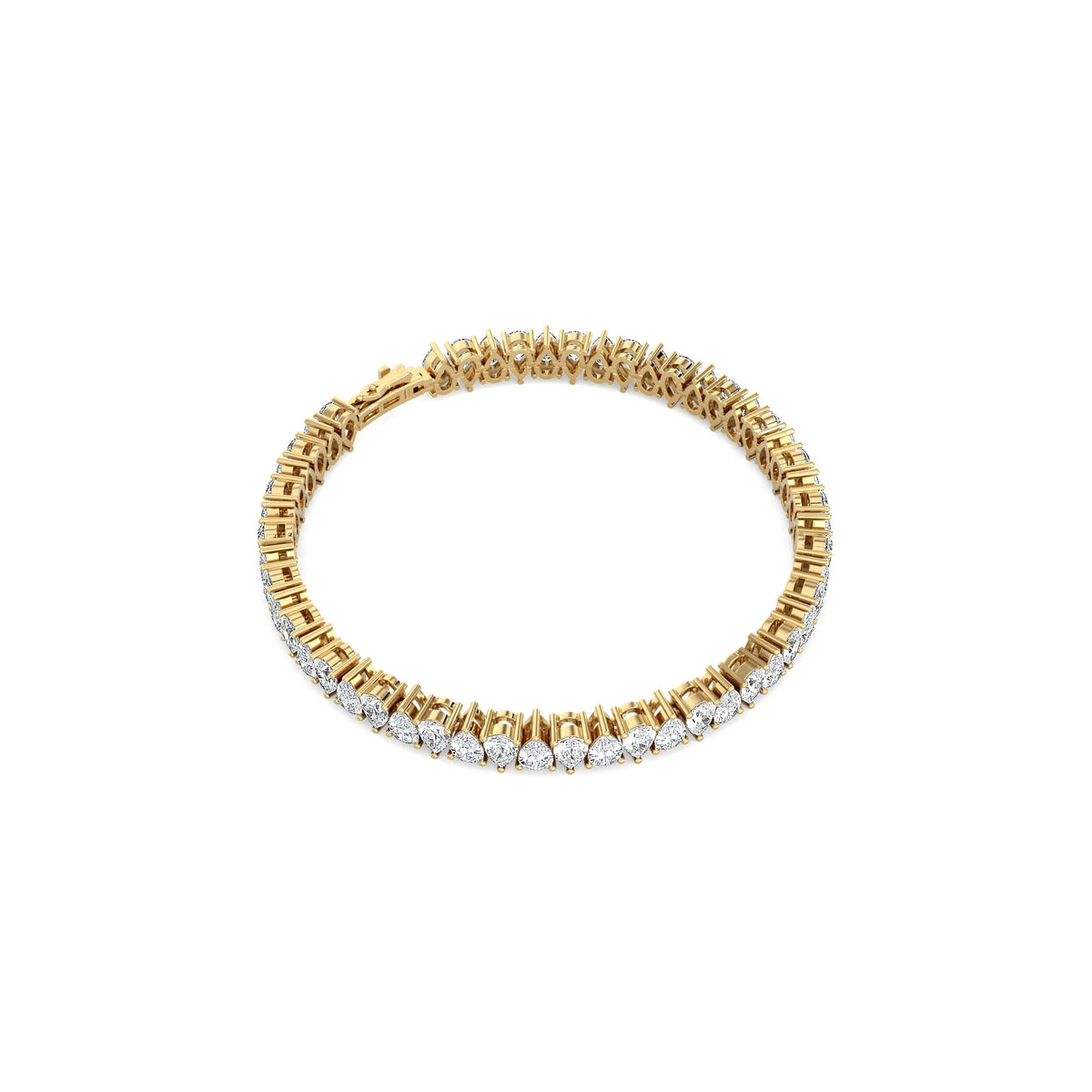 Twin Pear Tennis Bracelet